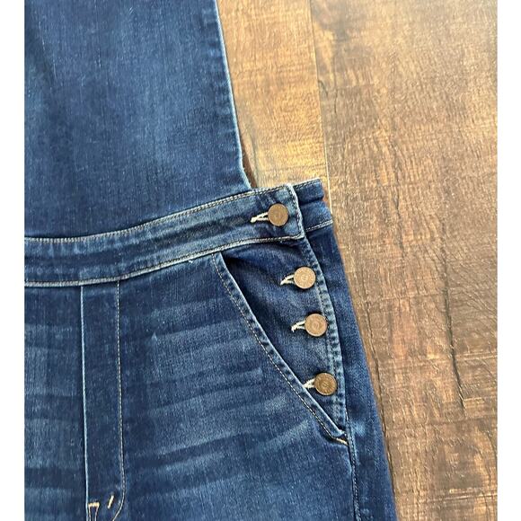 Mother The Swooner Weekender Flared Overalls Size 28 - Picture 4 of 12